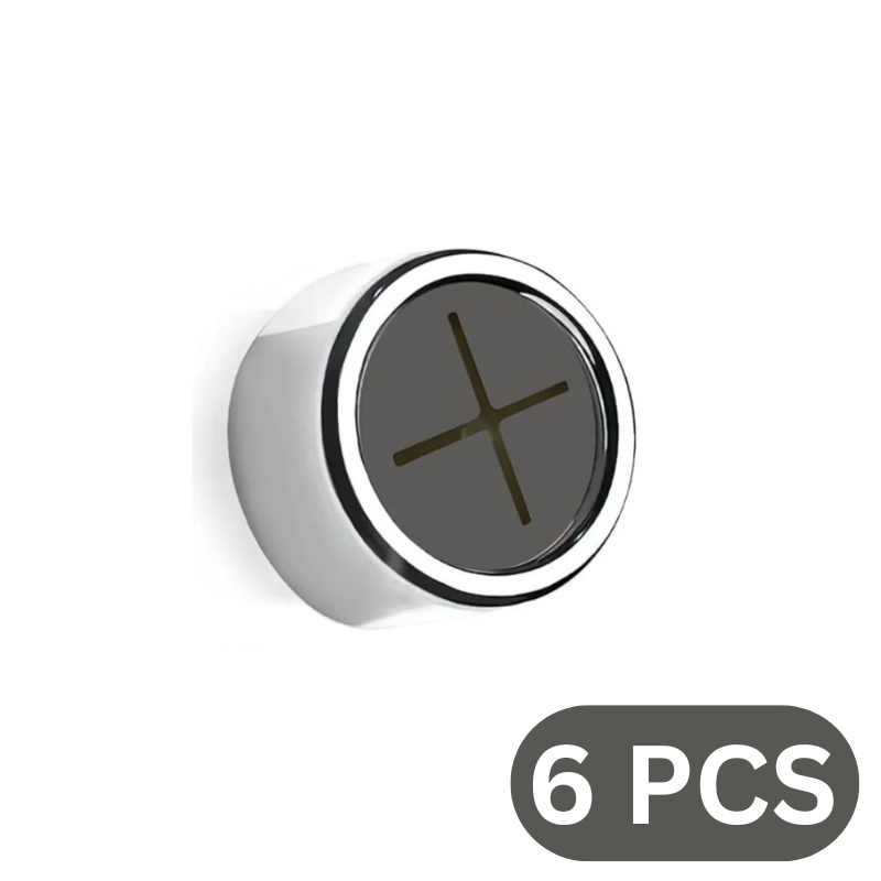 Round Adhesive Push Towel Hooks