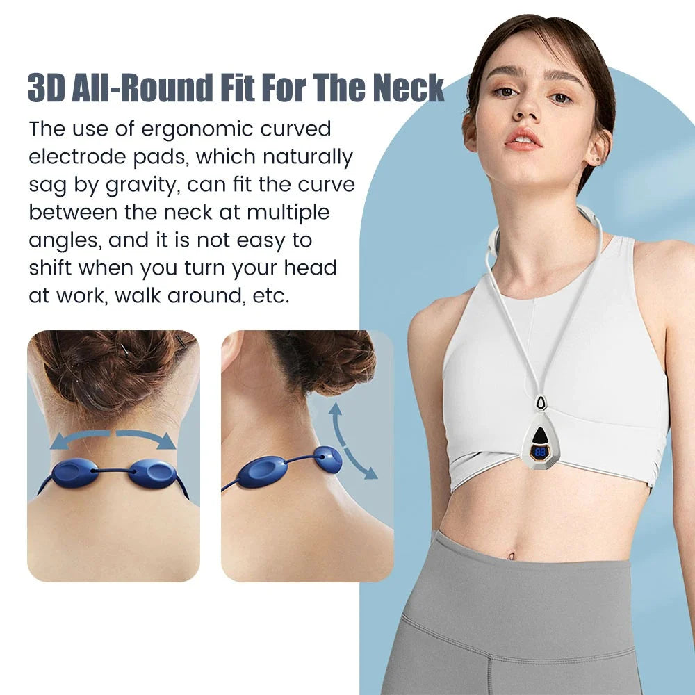 EMS Portable Lymphatic Relief Neck Massager