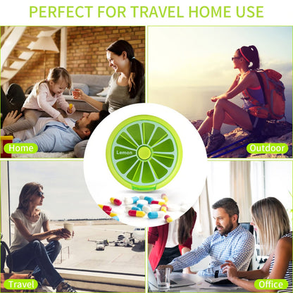 💊Colorful 7 Compartments Portable Pill Case (3 PCS 🔥)