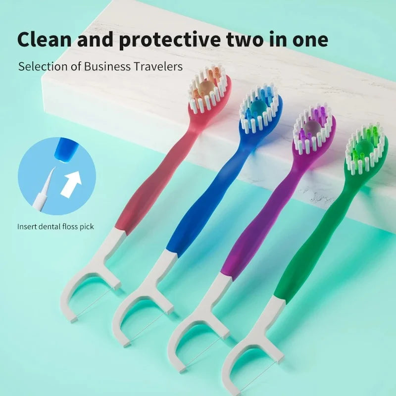 5 in 1 Disposable Mini Toothbrushes