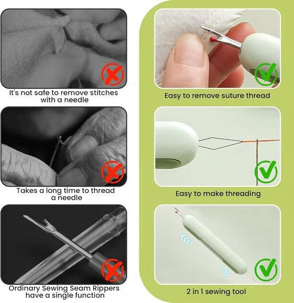 2 in 1 Needle Threader Seam Ripper