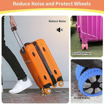 Suitcase Wheels Protection Covers (8 PCS 🔥)