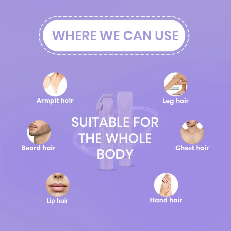 2-in-1 Women's Body Shaver