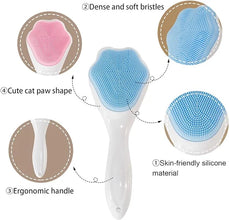 Silicone Face Scrubber Exfoliating Brush (3 PCS)