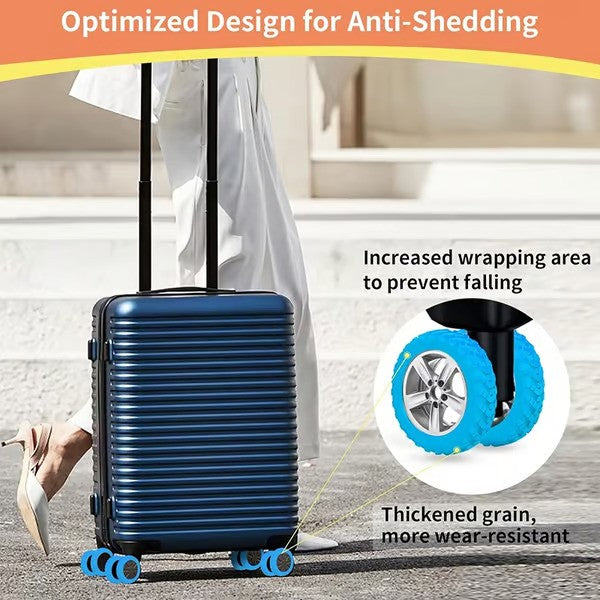 Suitcase Wheels Protection Covers (8 PCS 🔥)
