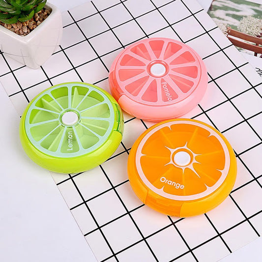 💊Colorful 7 Compartments Portable Pill Case (3 PCS 🔥)