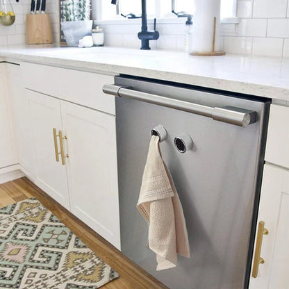 Round Adhesive Push Towel Hooks