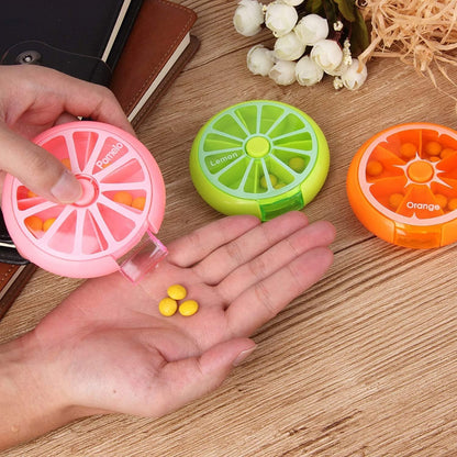 💊Colorful 7 Compartments Portable Pill Case (3 PCS 🔥)