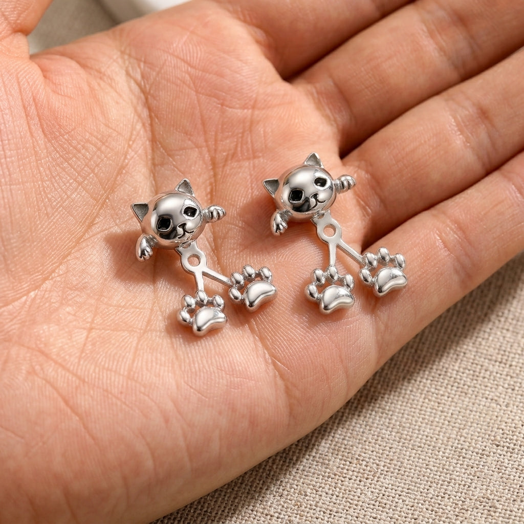 Cute Cat Paw Earrings
