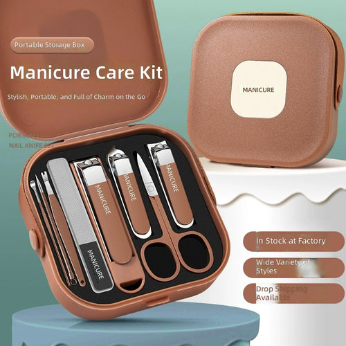 Portable Nail Clippers Set (7 Piece Set)