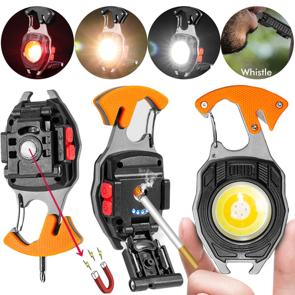 Multifunction Keychain Flashlight