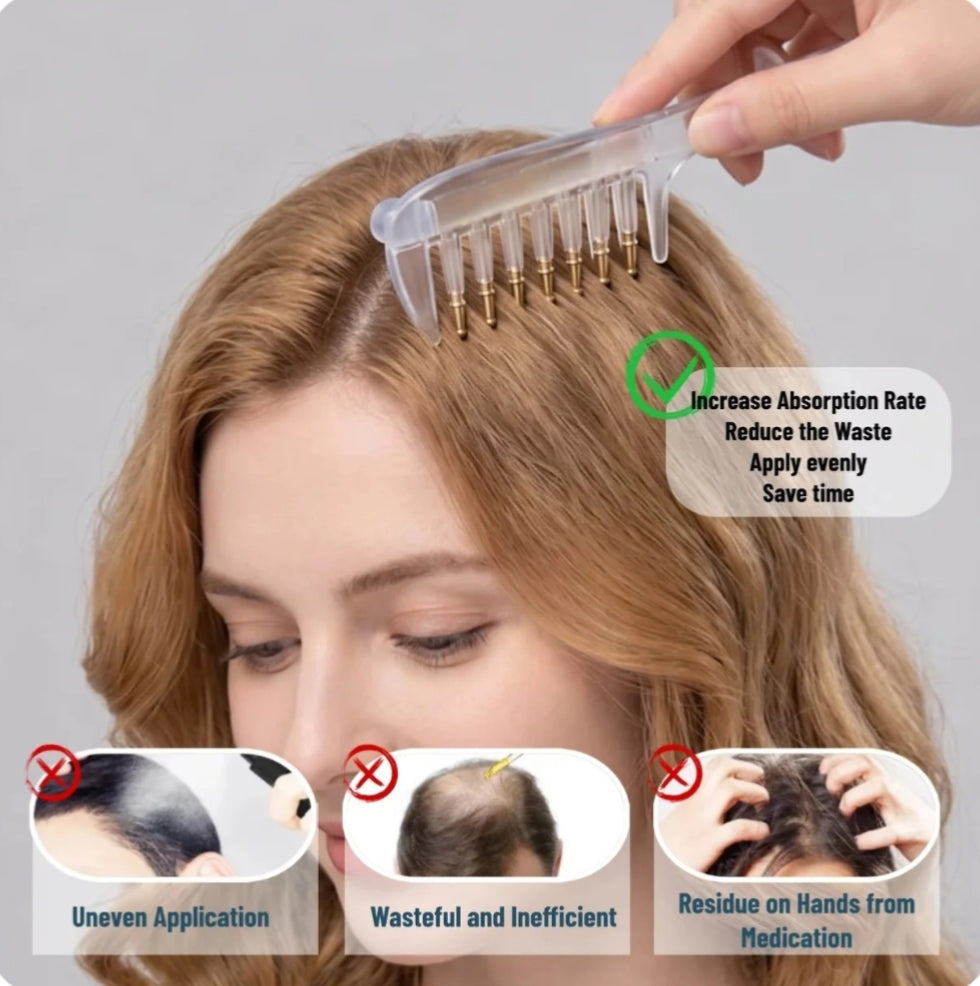 Scalp Oil Applicator Comb – Precision Hair Oiling Comb