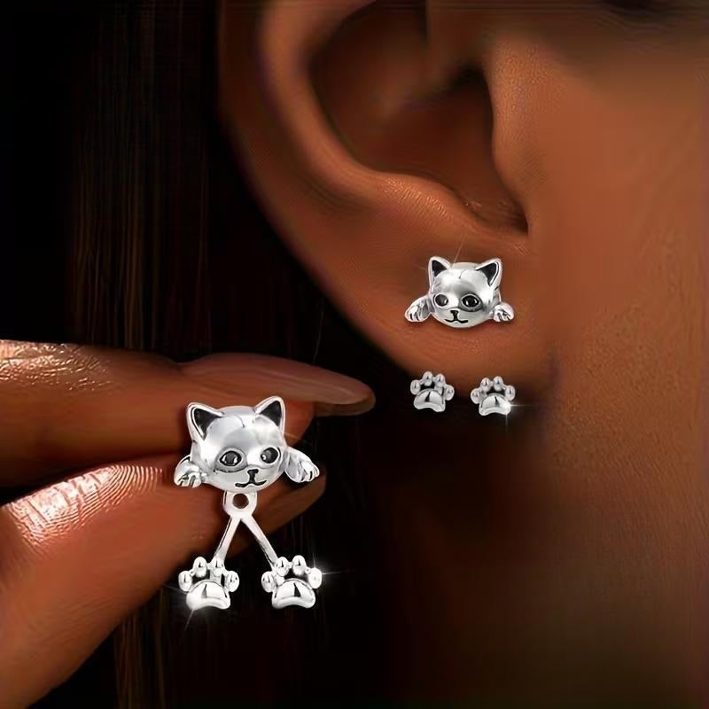 Cute Cat Paw Earrings