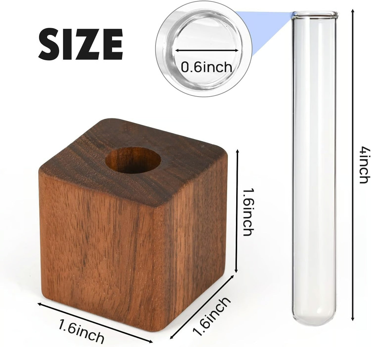 Magnetic Floating Plant Propagation Vase ( 2 Pcs Set)