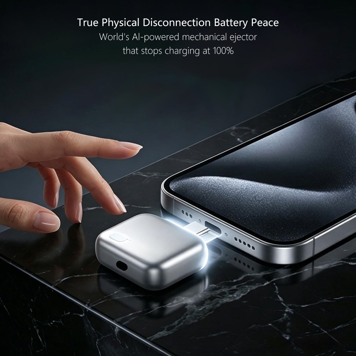 140W Fast Charge Separator – Auto Disconnect Charging Adapter