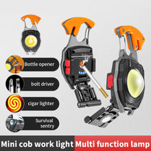 Multifunction Keychain Flashlight