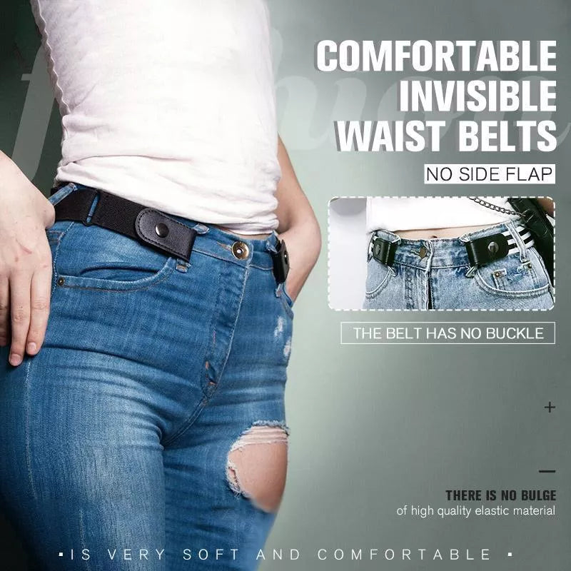 🔥High Quality Buckle-free Invisible Elastic Waist Belt