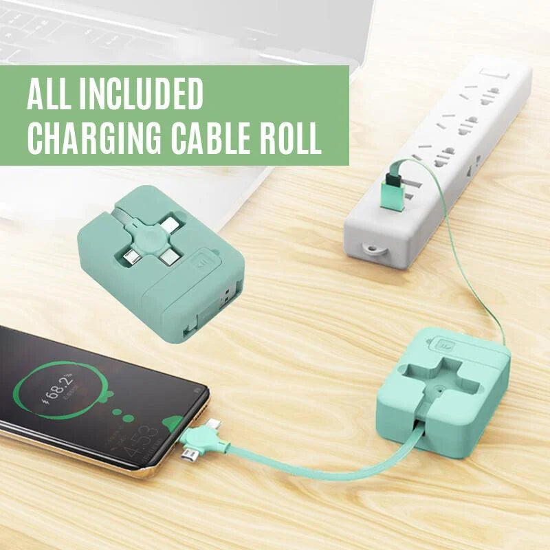 4-in-1 Retractable USB Charging Cable