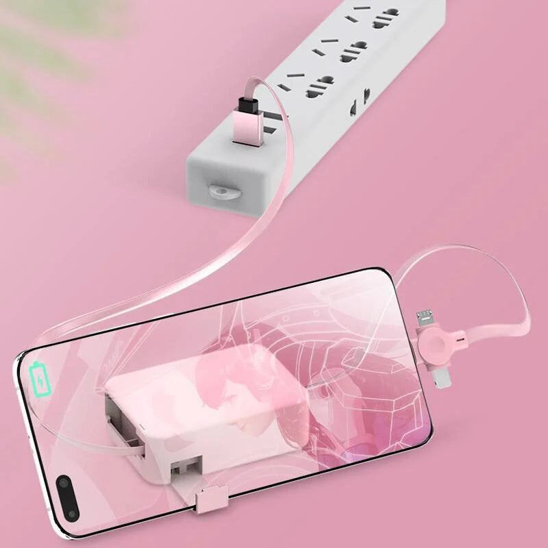 4-in-1 Retractable USB Charging Cable